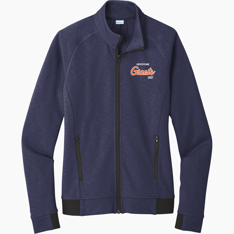 Keystone College The Official Online Store <span class="pdp-name-mascot">Keystone Giants</span> Sport-Tek Women's PosiCharge Strive Full-Zip Jacket