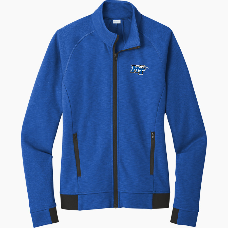 MTSU Blue Raiders <span class="pdp-name-mascot">MTSU Blue Raiders</span> Sport-Tek Women's PosiCharge Strive Full-Zip Jacket