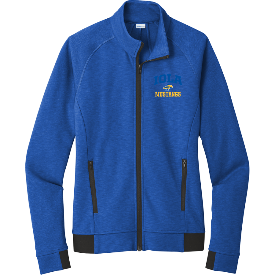 IOLA HIGH SCHOOL MUSTANGS <span class="pdp-name-mascot">IOLA MUSTANGS</span> Sport-Tek Women's PosiCharge Strive Full-Zip Jacket