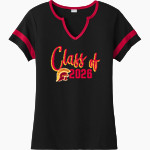 HILLCREST HIGH SCHOOL TROJANS <span class="pdp-name-mascot">Hillcrest High School TROJANS</span> Sport-Tek Women's Halftime Notch-Neck Short-Sleeve T-Shirt Front Thumbnail