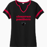 Cimarron Panthers <span class="pdp-name-mascot">Cimarron Panthers</span> Sport-Tek Women's Halftime Notch-Neck Short-Sleeve T-Shirt Front Thumbnail