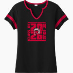 EAST NICOLAUS HIGH SCHOOL SPARTANS <span class="pdp-name-mascot">EAST NICOLAUS SPARTANS</span> Sport-Tek Women's Halftime Notch-Neck Short-Sleeve T-Shirt Front Thumbnail