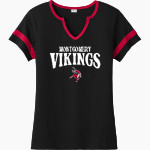 Montgomery Vikings Sport-Tek Women's Halftime Notch-Neck Short-Sleeve T-Shirt Front Thumbnail