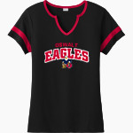 Oswalt Eagles Sport-Tek Women's Halftime Notch-Neck Short-Sleeve T-Shirt Front Thumbnail