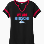 HIRSCHI MIDDLE SCHOOL HUSKIES <span class="pdp-name-mascot">HIRSCHI HUSKIES</span> Sport-Tek Women's Halftime Notch-Neck Short-Sleeve T-Shirt Front Thumbnail