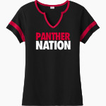 WILMOT UNION HIGH SCHOOL PANTHERS <span class="pdp-name-mascot">WILMOT PANTHERS</span> Sport-Tek Women's Halftime Notch-Neck Short-Sleeve T-Shirt Front Thumbnail