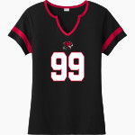 KICKAPOO HIGH SCHOOL PANTHERS <span class="pdp-name-mascot">KICKAPOO AREA PANTHERS</span> Sport-Tek Women's Halftime Notch-Neck Short-Sleeve T-Shirt Front Thumbnail