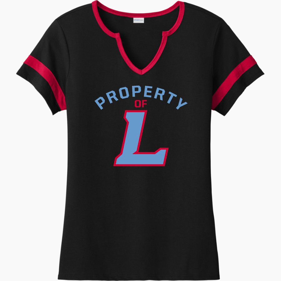 LAKELAND HIGH SCHOOL LAKERS <span class="pdp-name-mascot">LAKELAND LAKERS</span> Sport-Tek Women's Halftime Notch-Neck Short-Sleeve T-Shirt