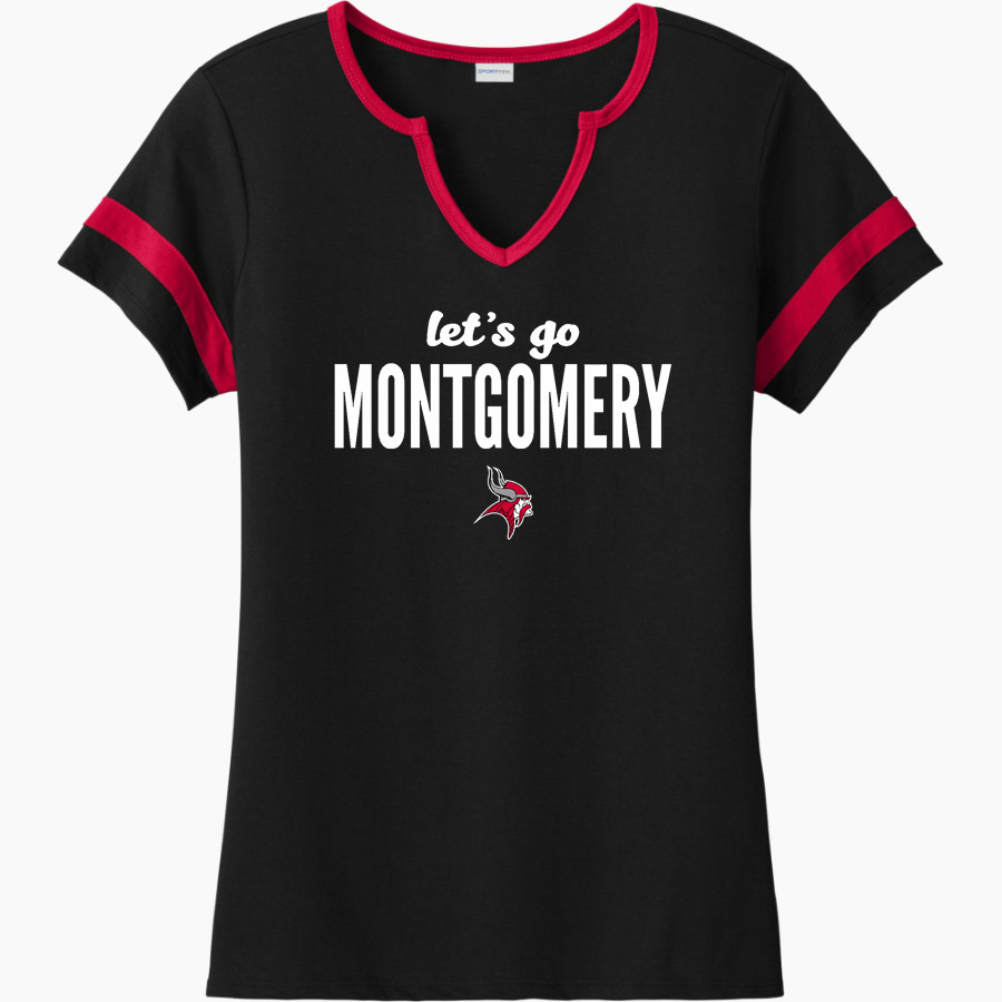 Montgomery Vikings Sport-Tek Women's Halftime Notch-Neck Short-Sleeve T-Shirt