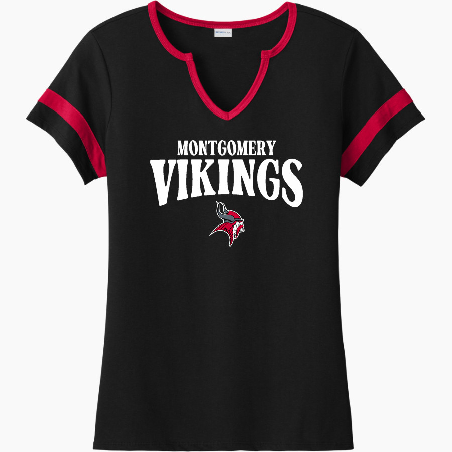 Montgomery Vikings Sport-Tek Women's Halftime Notch-Neck Short-Sleeve T-Shirt