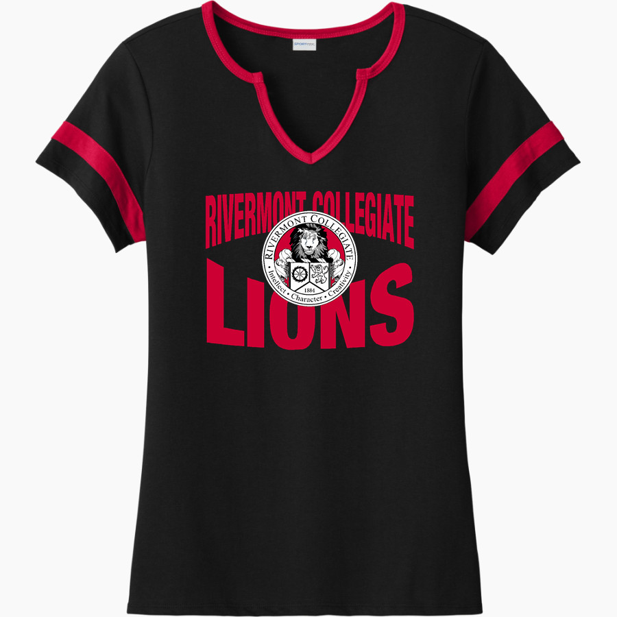 Rivermont Collegiate Lions Sport-Tek Women's Halftime Notch-Neck Short-Sleeve T-Shirt