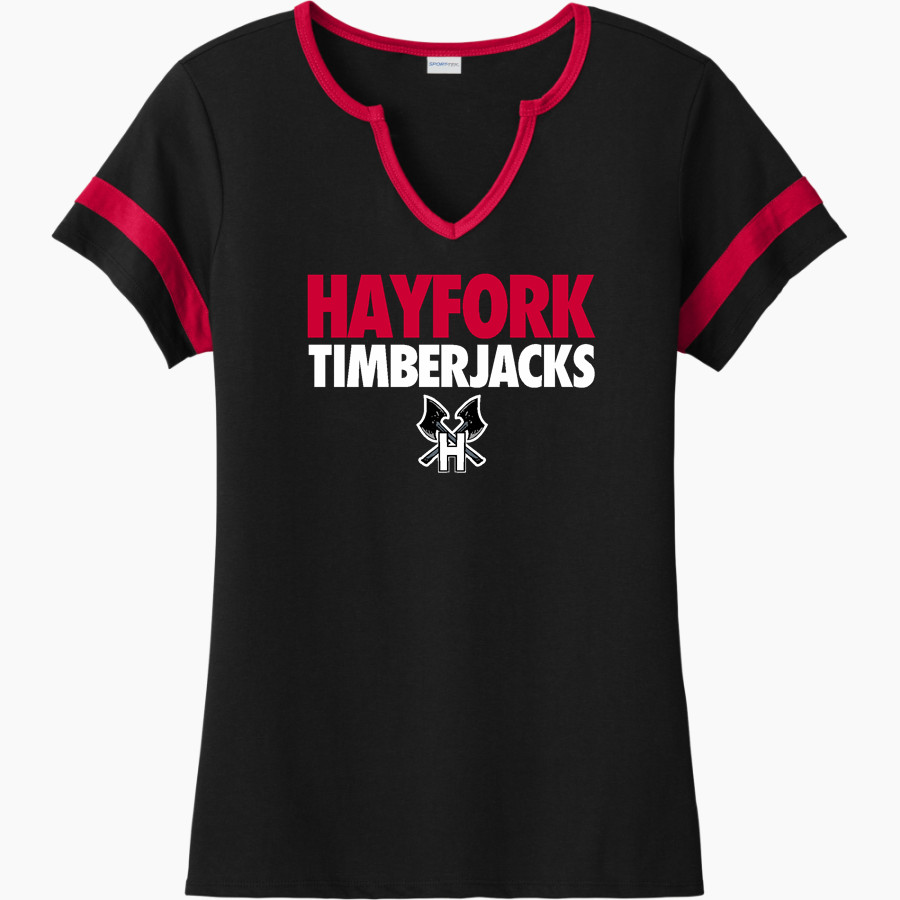 Hayfork Timberjacks Sport-Tek Women's Halftime Notch-Neck Short-Sleeve T-Shirt