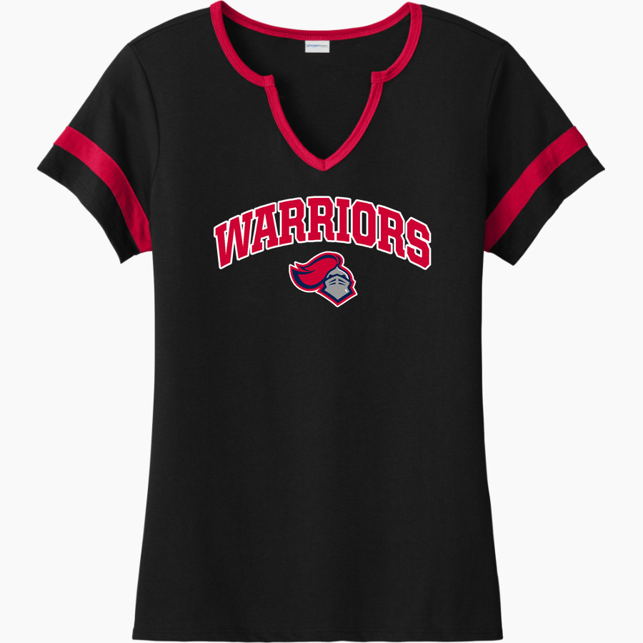 SPARTANBURG CHRISTIAN ACADEMY WARRIORS <span class="pdp-name-mascot">SPARTANBURG WARRIORS</span> Sport-Tek Women's Halftime Notch-Neck Short-Sleeve T-Shirt