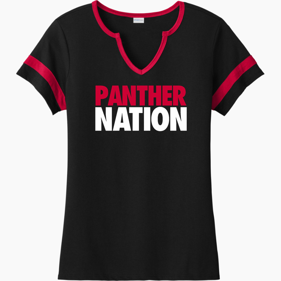 WILMOT UNION HIGH SCHOOL PANTHERS <span class="pdp-name-mascot">WILMOT PANTHERS</span> Sport-Tek Women's Halftime Notch-Neck Short-Sleeve T-Shirt