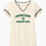 Fortune Academy Mighty Oaks online store Sport-Tek Women's Halftime Notch-Neck Short-Sleeve T-Shirt Front Thumbnail