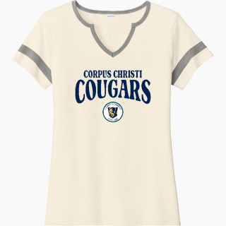 Sport-Tek Women's Halftime Notch-Neck Short-Sleeve T-Shirt