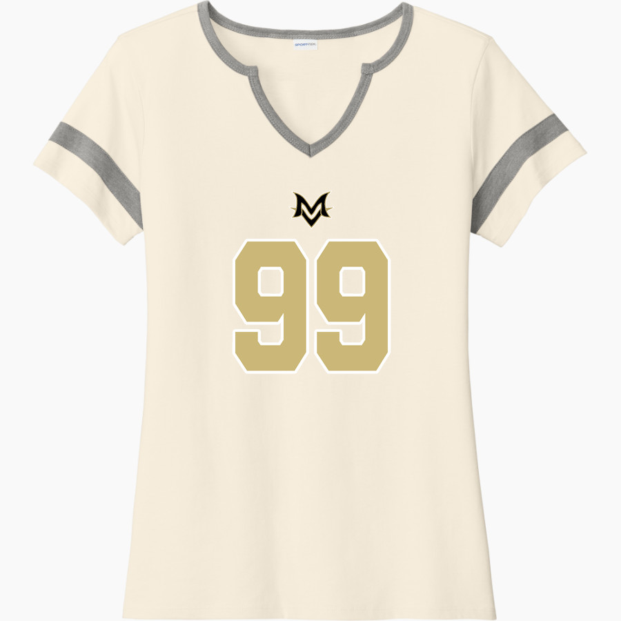 Mt Vernon Marauders <span class="pdp-name-mascot">Mt. Vernon Marauders</span> Sport-Tek Women's Halftime Notch-Neck Short-Sleeve T-Shirt