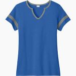 Whiteland Warriors Sport-Tek Women's Halftime Notch-Neck Short-Sleeve T-Shirt Front Thumbnail