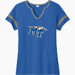 MTSU Blue Raiders Sport-Tek Women's Halftime Notch-Neck Short-Sleeve T-Shirt Front Thumbnail