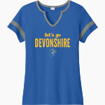 Devonshire Knights <span class="pdp-name-mascot">Devonshire Knights</span> Sport-Tek Women's Halftime Notch-Neck Short-Sleeve T-Shirt Front Thumbnail
