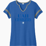 UAH Chargers <span class="pdp-name-mascot">University of Alabama Chargers</span> Sport-Tek Women's Halftime Notch-Neck Short-Sleeve T-Shirt Front Thumbnail