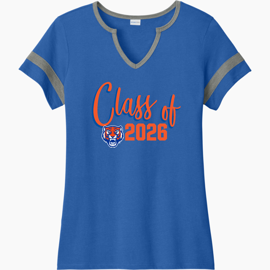 Chilton County Tigers <span class="pdp-name-mascot">Chilton County Tigers</span> Sport-Tek Women's Halftime Notch-Neck Short-Sleeve T-Shirt