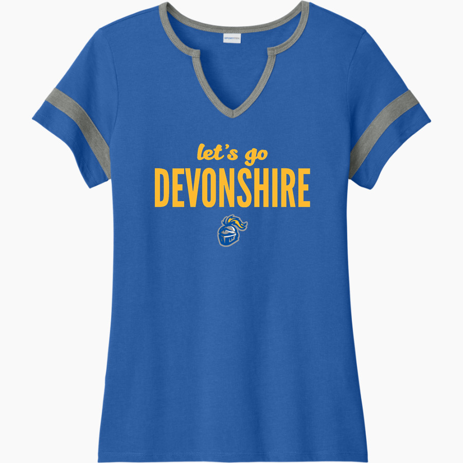 Devonshire Knights <span class="pdp-name-mascot">Devonshire Knights</span> Sport-Tek Women's Halftime Notch-Neck Short-Sleeve T-Shirt