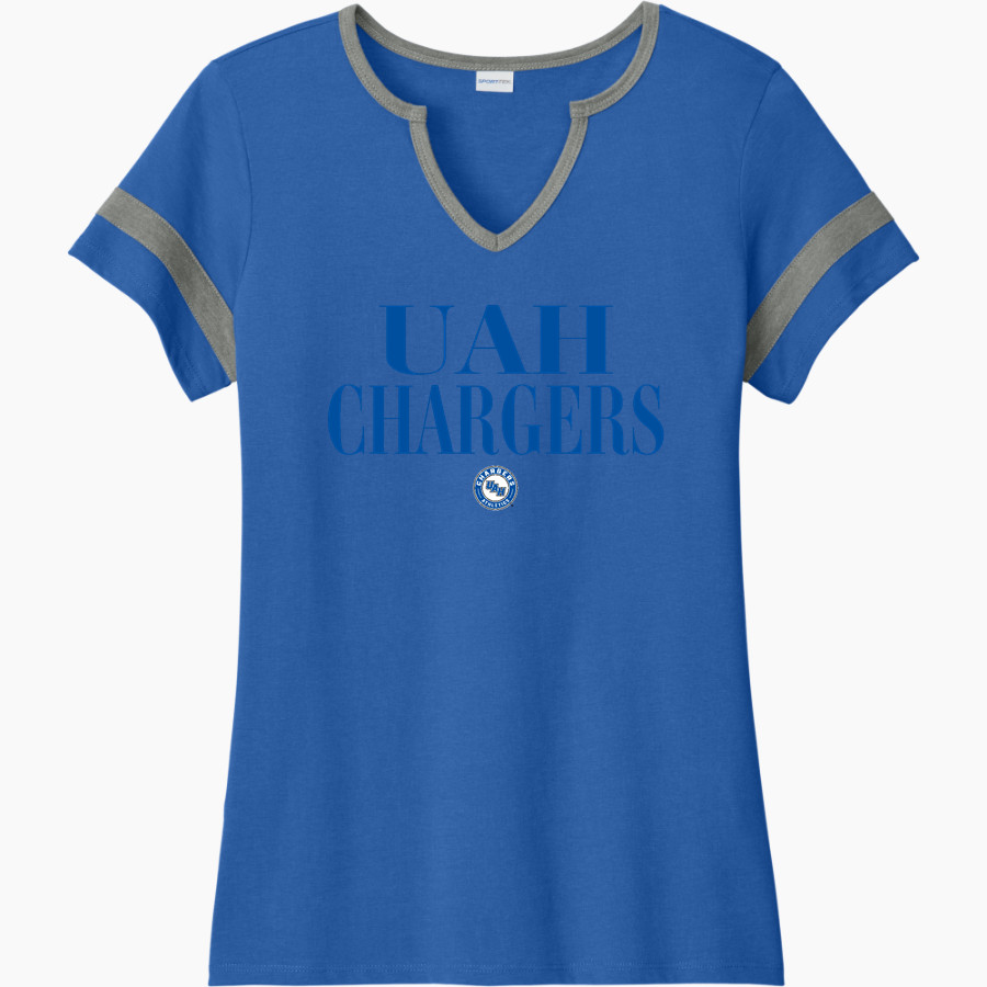 UAH Chargers <span class="pdp-name-mascot">University of Alabama Chargers</span> Sport-Tek Women's Halftime Notch-Neck Short-Sleeve T-Shirt