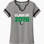 West Lutheran Warriors Sport-Tek Women's Halftime Notch-Neck Short-Sleeve T-Shirt Front Thumbnail