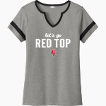 Red Top Miners Sport-Tek Women's Halftime Notch-Neck Short-Sleeve T-Shirt Front Thumbnail