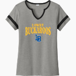 LOWRY HIGH SCHOOL BUCKAROOS Sport-Tek Women's Halftime Notch-Neck Short-Sleeve T-Shirt Front Thumbnail