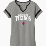 Montgomery Vikings Sport-Tek Women's Halftime Notch-Neck Short-Sleeve T-Shirt Front Thumbnail