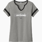 WESTERVILLE CENTRAL WARHAWKS <span class="pdp-name-mascot">WESTERVILLE WARHAWKS</span> Sport-Tek Women's Halftime Notch-Neck Short-Sleeve T-Shirt Front Thumbnail