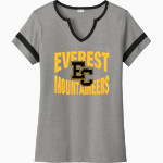 Everest Academy Sport-Tek Women's Halftime Notch-Neck Short-Sleeve T-Shirt Front Thumbnail