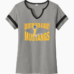 Mountain View Academy Mustangs <span class="pdp-name-mascot">Mountain View Academy Mustangs</span> Sport-Tek Women's Halftime Notch-Neck Short-Sleeve T-Shirt Front Thumbnail