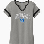WELCH HIGH SCHOOL WILDCATS Sport-Tek Women's Halftime Notch-Neck Short-Sleeve T-Shirt Front Thumbnail