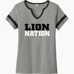 Pride Wrestling Lions <span class="pdp-name-mascot">Pride Wrestling Lions</span> Sport-Tek Women's Halftime Notch-Neck Short-Sleeve T-Shirt Front Thumbnail