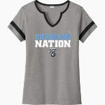 Cornerstone Lutheran Guardians <span class="pdp-name-mascot">Cornerstone Lutheran Guardians</span> Sport-Tek Women's Halftime Notch-Neck Short-Sleeve T-Shirt Front Thumbnail
