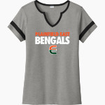 Plainfield East Bengals <span class="pdp-name-mascot">Plainfield East</span> Sport-Tek Women's Halftime Notch-Neck Short-Sleeve T-Shirt Front Thumbnail