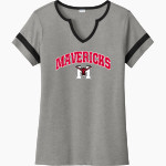Marshall Mavericks <span class="pdp-name-mascot">Marshall Mavericks</span> Sport-Tek Women's Halftime Notch-Neck Short-Sleeve T-Shirt Front Thumbnail