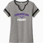 Coudersport Area Falcons <span class="pdp-name-mascot">Coudersport Area High School Falcons</span> Sport-Tek Women's Halftime Notch-Neck Short-Sleeve T-Shirt Front Thumbnail