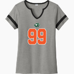 Mid-Atlantic Christian University Mustangs <span class="pdp-name-mascot">Mid Atlantic Christian University Mustangs</span> Sport-Tek Women's Halftime Notch-Neck Short-Sleeve T-Shirt Front Thumbnail