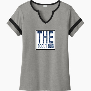 Sport-Tek Women's Halftime Notch-Neck Short-Sleeve T-Shirt