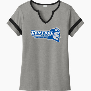 Sport-Tek Women's Halftime Notch-Neck Short-Sleeve T-Shirt