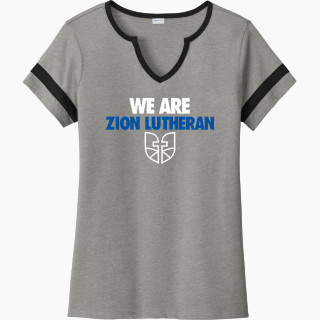 Sport-Tek Women's Halftime Notch-Neck Short-Sleeve T-Shirt