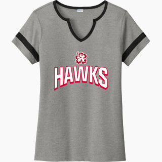 Sport-Tek Women's Halftime Notch-Neck Short-Sleeve T-Shirt