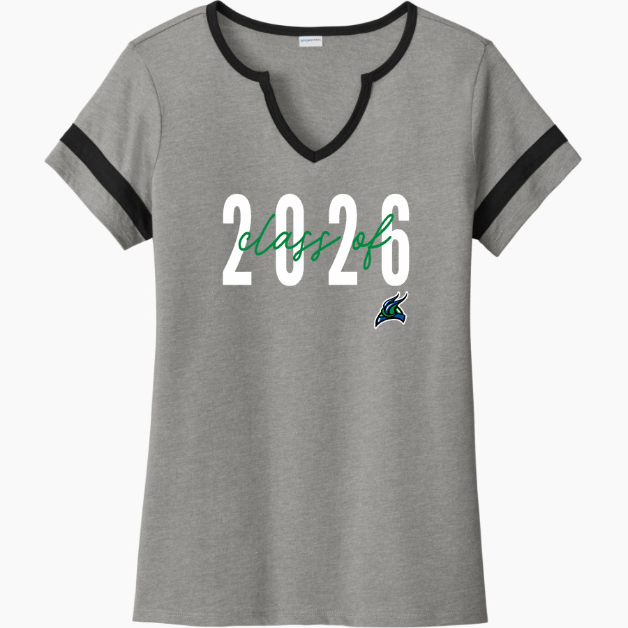 Bay College Norse <span class="pdp-name-mascot">Bay College Norse</span> Sport-Tek Women's Halftime Notch-Neck Short-Sleeve T-Shirt