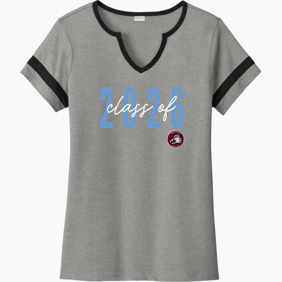 Perspectives Warriors <span class="pdp-name-mascot">Perspectives Middle Academy Warriors</span> Sport-Tek Women's Halftime Notch-Neck Short-Sleeve T-Shirt