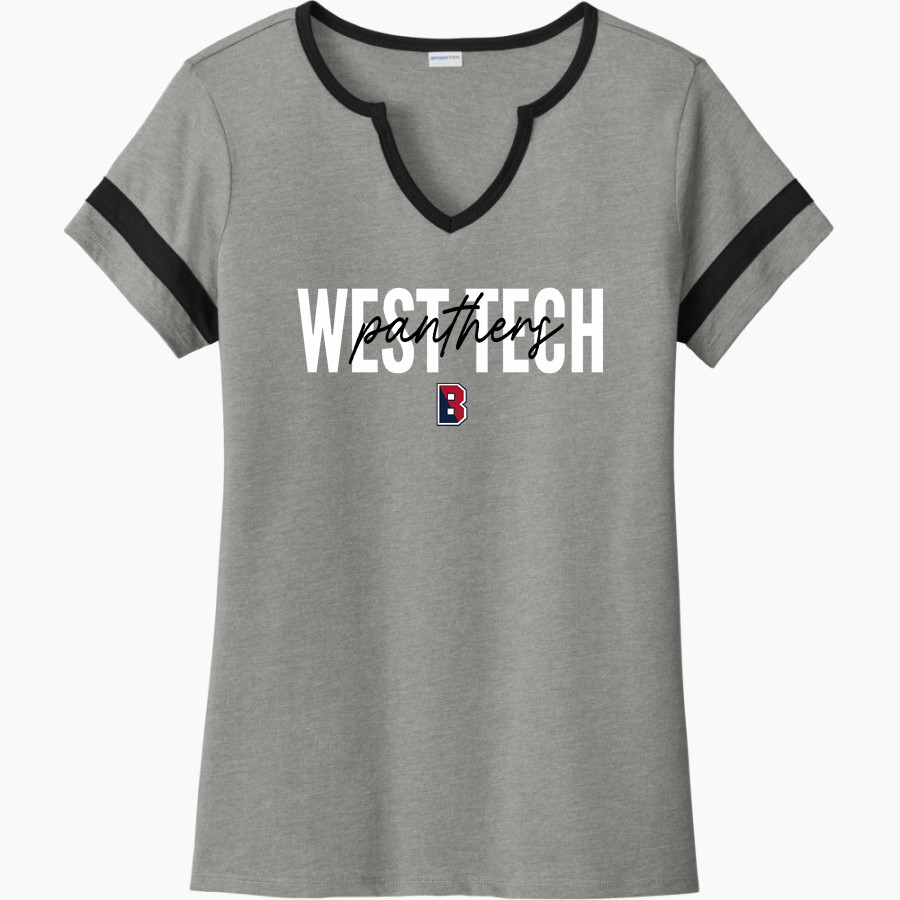West Tech Panthers <span class="pdp-name-mascot">West Tech Panthers</span> Sport-Tek Women's Halftime Notch-Neck Short-Sleeve T-Shirt