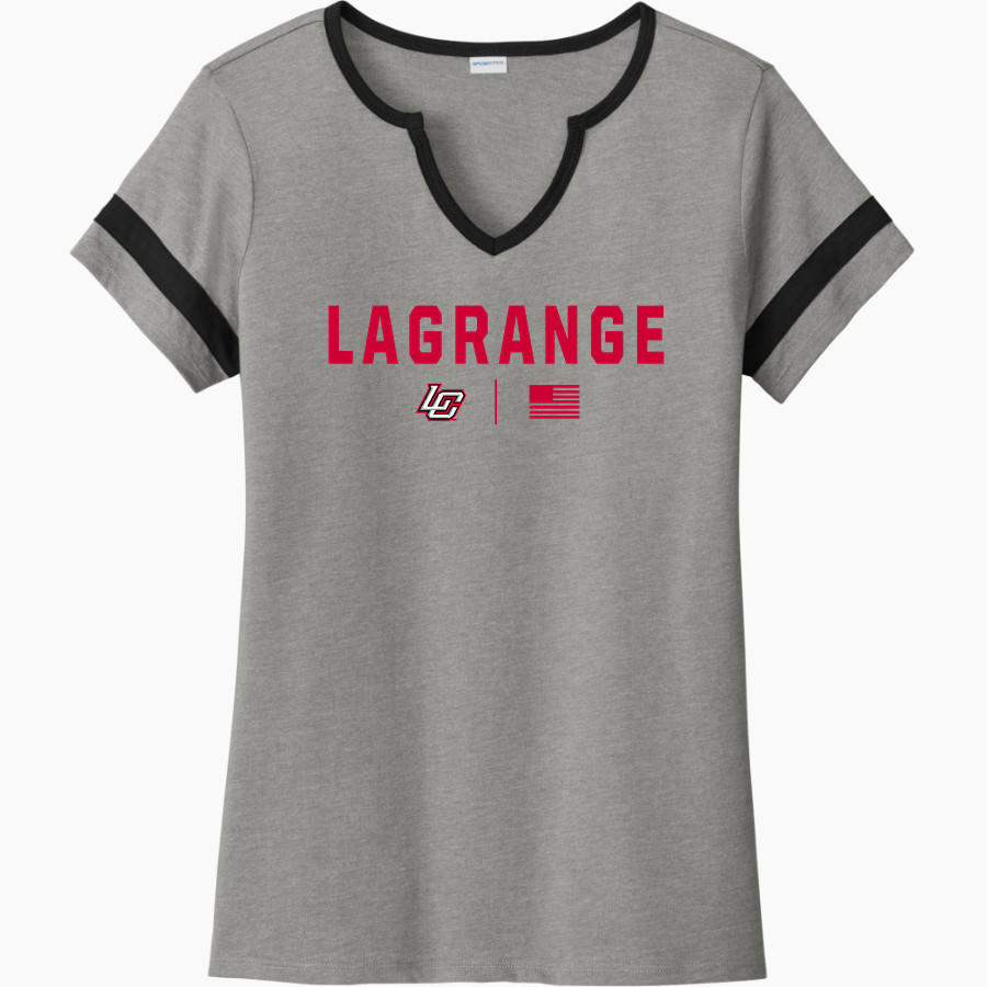 LaGrange Panthers Sport-Tek Women's Halftime Notch-Neck Short-Sleeve T-Shirt